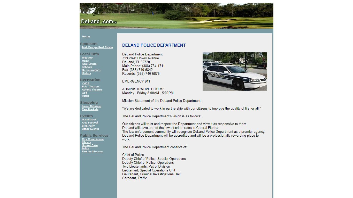 DeLand .com Police